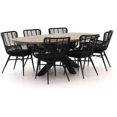 Intenso Furniture Intenso Asti/Rough-Y Ellips 240cm dining tuinset 7-delig - Laagste prijsgarantie! Grijs Intenso Furniture Intenso Asti/Rough-Y Ellips 240cm dining tuinset 7-delig - Laagste prijsgarantie! Grijs