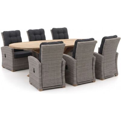 Intenso Furniture Intenso Mazzano/ROUGH-Y Ellips 240cm dining tuinset 7-delig verstelbaar - Laagste prijsgarantie! Intenso Furniture Intenso Mazzano/ROUGH-Y Ellips 240cm dining tuinset 7-delig verstelbaar - Laagste prijsgarantie!