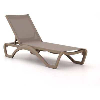 Forza Furniture Forza Russi ligbed stapelbaar/verstelbaar - Laagste prijsgarantie! Taupe Forza Furniture Forza Russi ligbed stapelbaar/verstelbaar - Laagste prijsgarantie! Taupe