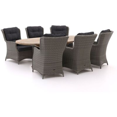 Intenso Furniture Intenso Milano/ROUGH-Y Ellips 240cm dining-lounge tuinset 7-delig - Laagste prijsgarantie! Grijs Intenso Furniture Intenso Milano/ROUGH-Y Ellips 240cm dining-lounge tuinset 7-delig - Laagste prijsgarantie! Grijs