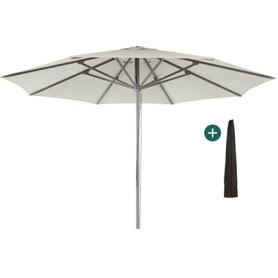 Shadowline Cuba parasol ø 400cm - Laagste prijsgarantie! Grijs Shadowline Cuba parasol ø 400cm - Laagste prijsgarantie! Grijs