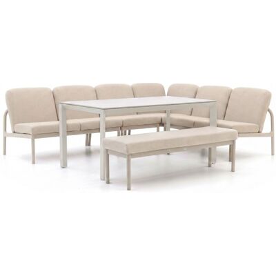 Manifesto Furniture Manifesto San Teodoro/Sestino 160cm hoek dining loungeset 6-delig - Laagste prijsgarantie! Taupe Manifesto Furniture Manifesto San Teodoro/Sestino 160cm hoek dining loungeset 6-delig - Laagste prijsgarantie! Taupe