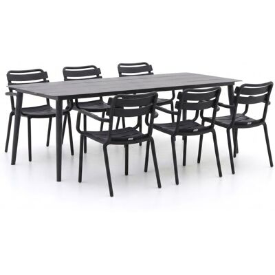 Forza Furniture Forza Vico/Sora 220cm dining tuinset 7-delig stapelbaar - Laagste prijsgarantie! Forza Furniture Forza Vico/Sora 220cm dining tuinset 7-delig stapelbaar - Laagste prijsgarantie!