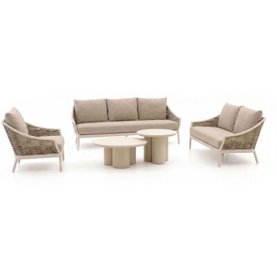 Apple Bee Milou/Tonga stoel-bank loungeset 5-delig 6-zits - Laagste prijsgarantie! Grijs Apple Bee Milou/Tonga stoel-bank loungeset 5-delig 6-zits - Laagste prijsgarantie! Grijs