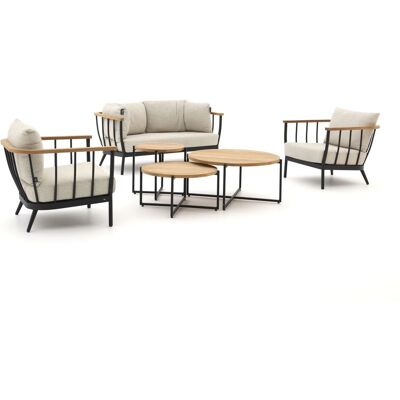 Apple Bee Condor stoel-bank loungeset 6-delig 4-zits - Laagste prijsgarantie! Zwart Apple Bee Condor stoel-bank loungeset 6-delig 4-zits - Laagste prijsgarantie! Zwart