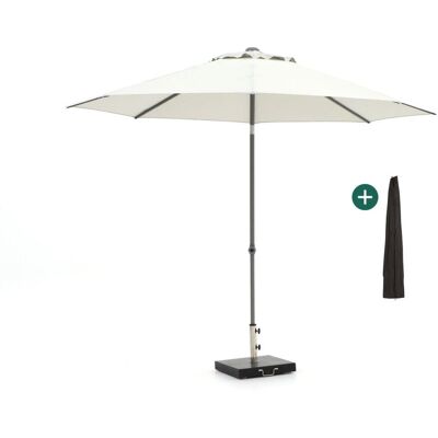 Shadowline Push-up parasol ø 300cm - Laagste prijsgarantie! Wit Shadowline Push-up parasol ø 300cm - Laagste prijsgarantie! Wit
