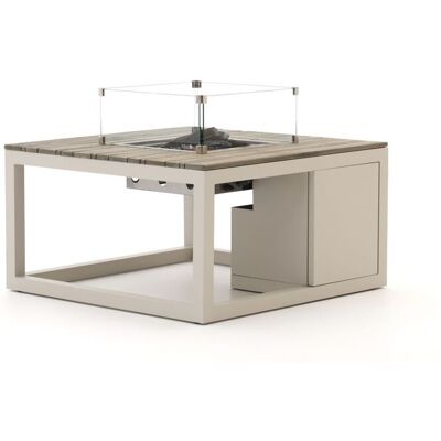 Cosiraw lounge vuurtafel 100x100x55cm - Laagste prijsgarantie! Taupe Cosiraw lounge vuurtafel 100x100x55cm - Laagste prijsgarantie! Taupe