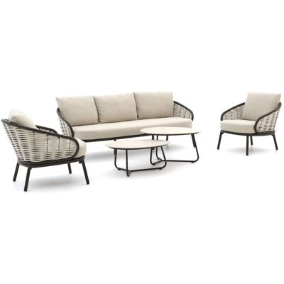 Apple Bee Pine Key stoel-bank loungeset 5-delig 5-zits - Laagste prijsgarantie! Taupe Apple Bee Pine Key stoel-bank loungeset 5-delig 5-zits - Laagste prijsgarantie! Taupe