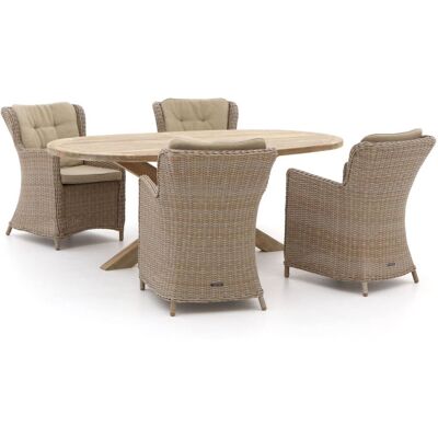 Intenso Furniture Intenso Milano/ROUGH-Y Ellips 200cm dining tuinset 5-delig - Laagste prijsgarantie! Taupe Intenso Furniture Intenso Milano/ROUGH-Y Ellips 200cm dining tuinset 5-delig - Laagste prijsgarantie! Taupe