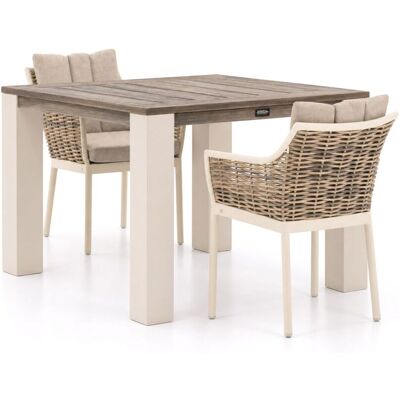 Apple Bee Milou/ROUGH-X 100cm dining tuinset 3-delig - Laagste prijsgarantie! Apple Bee Milou/ROUGH-X 100cm dining tuinset 3-delig - Laagste prijsgarantie!