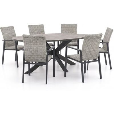 Manifesto Furniture Manifesto Villongo/Fidenza ovaal 180cm dining tuinset 7-delig stapelbaar - Laagste prijsgarantie! Manifesto Furniture Manifesto Villongo/Fidenza ovaal 180cm dining tuinset 7-delig stapelbaar - Laagste prijsgarantie!