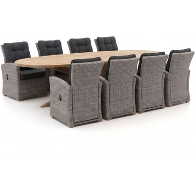 Intenso Furniture Intenso Mazzano/ROUGH-Y Ellips 280cm dining tuinset 9-delig verstelbaar - Laagste prijsgarantie! Intenso Furniture Intenso Mazzano/ROUGH-Y Ellips 280cm dining tuinset 9-delig verstelbaar - Laagste prijsgarantie!