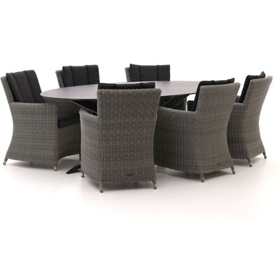 Intenso Furniture Intenso Adriano/Furato ellips 240cm dining tuinset 7-delig - Laagste prijsgarantie! Grijs Intenso Furniture Intenso Adriano/Furato ellips 240cm dining tuinset 7-delig - Laagste prijsgarantie! Grijs