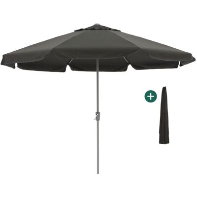 Shadowline Aruba parasol ø 350cm - Laagste prijsgarantie! Grijs Shadowline Aruba parasol ø 350cm - Laagste prijsgarantie! Grijs
