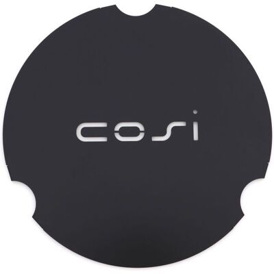 Cosi Coverplate t.b.v. Round glass set size L - Laagste prijsgarantie! Zwart Cosi Coverplate t.b.v. Round glass set size L - Laagste prijsgarantie! Zwart