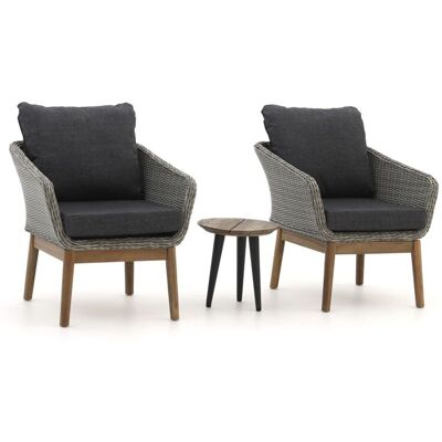 Intenso Furniture Intenso Borgetto/ROUGH-K ø40cm balkon loungeset 3-delig - Laagste prijsgarantie! Grijs Intenso Furniture Intenso Borgetto/ROUGH-K ø40cm balkon loungeset 3-delig - Laagste prijsgarantie! Grijs