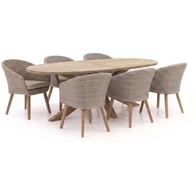 Intenso Furniture Intenso Tropea/ROUGH-Y Ellips 240cm dining tuinset 7-delig - Laagste prijsgarantie! Intenso Furniture Intenso Tropea/ROUGH-Y Ellips 240cm dining tuinset 7-delig - Laagste prijsgarantie!