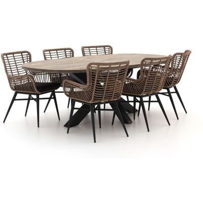 Intenso Furniture Intenso Asti/Rough-Y Ellips 240cm dining tuinset 7-delig - Laagste prijsgarantie! Grijs Intenso Furniture Intenso Asti/Rough-Y Ellips 240cm dining tuinset 7-delig - Laagste prijsgarantie! Grijs