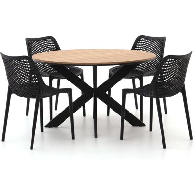 Forza Furniture Forza Ripi/Fidenza ø149cm dining tuinset 5-delig stapelbaar - Laagste prijsgarantie! Forza Furniture Forza Ripi/Fidenza ø149cm dining tuinset 5-delig stapelbaar - Laagste prijsgarantie!