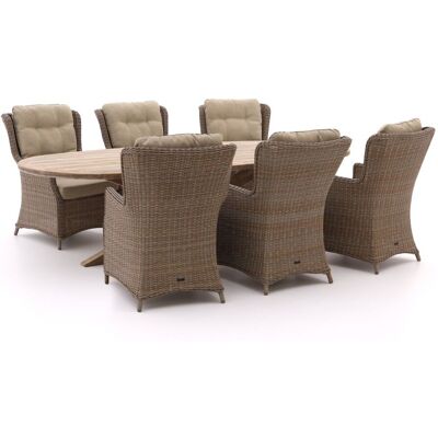 Intenso Furniture Intenso Milano/ROUGH-Y Ellips 280cm lounge-dining tuinset 7-delig - Laagste prijsgarantie! Taupe Intenso Furniture Intenso Milano/ROUGH-Y Ellips 280cm lounge-dining tuinset 7-delig - Laagste prijsgarantie! Taupe