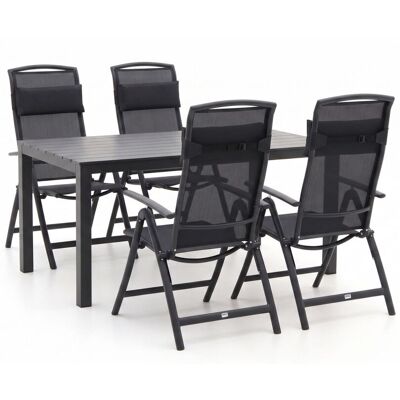 Forza Furniture Forza Capri/Menzano 160cm dining tuinset 5-delig verstelbaar - Laagste prijsgarantie! Forza Furniture Forza Capri/Menzano 160cm dining tuinset 5-delig verstelbaar - Laagste prijsgarantie!