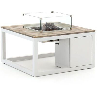 Cosiraw lounge vuurtafel 100x100x55cm - Laagste prijsgarantie! Wit Cosiraw lounge vuurtafel 100x100x55cm - Laagste prijsgarantie! Wit