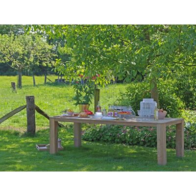 ROUGH Furniture ROUGH-X dining tuintafel 240x100x76cm - Laagste prijsgarantie! Bruin ROUGH Furniture ROUGH-X dining tuintafel 240x100x76cm - Laagste prijsgarantie! Bruin