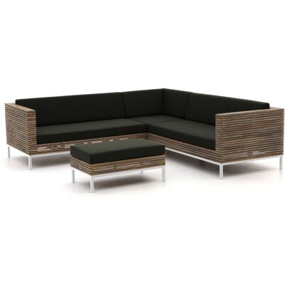 ROUGH Furniture ROUGH-D hoek loungeset 4-delig - Laagste prijsgarantie! Bruin ROUGH Furniture ROUGH-D hoek loungeset 4-delig - Laagste prijsgarantie! Bruin