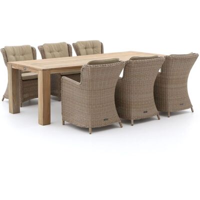 Intenso Furniture Intenso Milano/ROUGH-X 240cm dining tuinset 7-delig - Laagste prijsgarantie! Bruin Intenso Furniture Intenso Milano/ROUGH-X 240cm dining tuinset 7-delig - Laagste prijsgarantie! Bruin