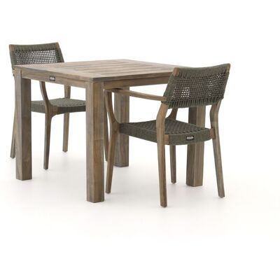 ROUGH Furniture ROUGH-L Rope/ROUGH-S 90cm dining tuinset 3-delig stapelbaar - Laagste prijsgarantie! Bruin ROUGH Furniture ROUGH-L Rope/ROUGH-S 90cm dining tuinset 3-delig stapelbaar - Laagste prijsgarantie! Bruin