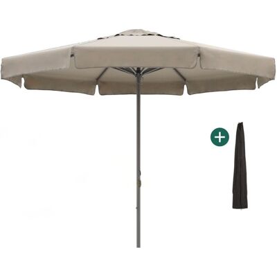 Shadowline Bonaire parasol ø 350cm - Laagste prijsgarantie! Taupe Shadowline Bonaire parasol ø 350cm - Laagste prijsgarantie! Taupe