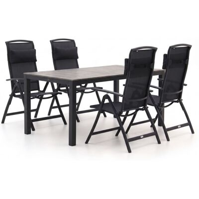Forza Furniture Forza Capri/Fidenza 160cm dining tuinset 5-delig verstelbaar - Laagste prijsgarantie! Forza Furniture Forza Capri/Fidenza 160cm dining tuinset 5-delig verstelbaar - Laagste prijsgarantie!