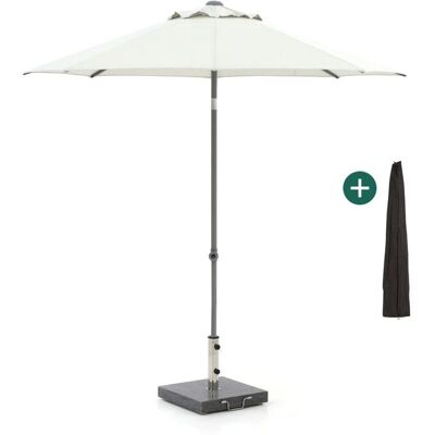Shadowline Push-up parasol ø 250cm - Laagste prijsgarantie! Wit Shadowline Push-up parasol ø 250cm - Laagste prijsgarantie! Wit