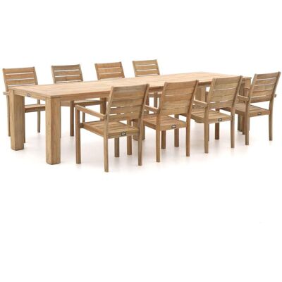ROUGH Furniture ROUGH-S/ROUGH-X 320cm dining tuinset 9-delig stapelbaar - Laagste prijsgarantie! Bruin ROUGH Furniture ROUGH-S/ROUGH-X 320cm dining tuinset 9-delig stapelbaar - Laagste prijsgarantie! Bruin