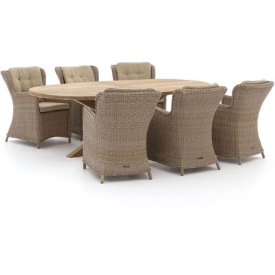 Intenso Furniture Intenso Milano/ROUGH-Y Ellips 240cm dining tuinset 7-delig - Laagste prijsgarantie! Taupe Intenso Furniture Intenso Milano/ROUGH-Y Ellips 240cm dining tuinset 7-delig - Laagste prijsgarantie! Taupe