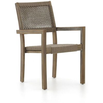 ROUGH Furniture ROUGH Batang Rope dining tuinstoel stapelbaar - Laagste prijsgarantie! Grijs ROUGH Furniture ROUGH Batang Rope dining tuinstoel stapelbaar - Laagste prijsgarantie! Grijs
