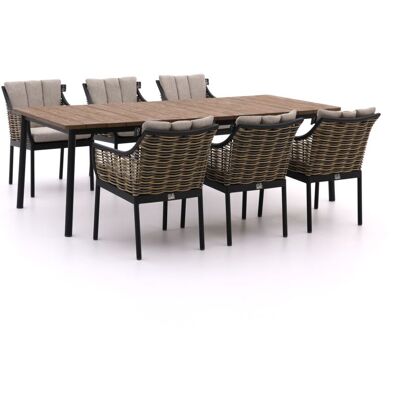 Apple Bee Milou 240cm dining tuinset 7-delig - Laagste prijsgarantie! Zwart Apple Bee Milou 240cm dining tuinset 7-delig - Laagste prijsgarantie! Zwart