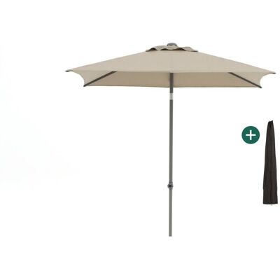 Shadowline Push-up parasol 210x150cm - Laagste prijsgarantie! Taupe Shadowline Push-up parasol 210x150cm - Laagste prijsgarantie! Taupe