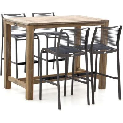 Apple Bee Hawaii/ROUGH-X 135cm barset 5-delig - Laagste prijsgarantie! Grijs Apple Bee Hawaii/ROUGH-X 135cm barset 5-delig - Laagste prijsgarantie! Grijs