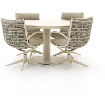 Apple Bee Camp Bay/Melville ø 140cm dining tuinset 5-delig draaibaar - Laagste prijsgarantie! Grijs Apple Bee Camp Bay/Melville ø 140cm dining tuinset 5-delig draaibaar - Laagste prijsgarantie! Grijs