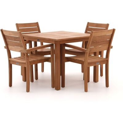 Sunyard Furniture Sunyard Liverpool 90cm dining tuinset 5-delig stapelbaar - Laagste prijsgarantie! Bruin Sunyard Furniture Sunyard Liverpool 90cm dining tuinset 5-delig stapelbaar - Laagste prijsgarantie! Bruin