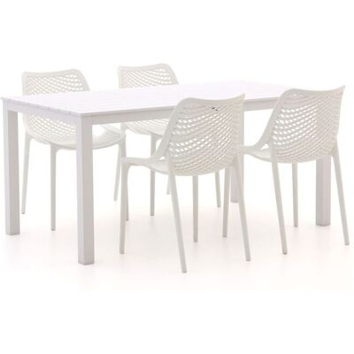 Forza Furniture Forza Ripi/Menzano 160cm dining tuinset 5-delig stapelbaar - Laagste prijsgarantie! Wit Forza Furniture Forza Ripi/Menzano 160cm dining tuinset 5-delig stapelbaar - Laagste prijsgarantie! Wit
