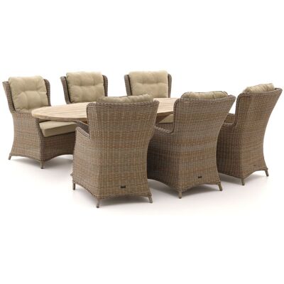Intenso Furniture Intenso Milano/ROUGH-Y Ellips 240cm dining-lounge tuinset 7-delig - Laagste prijsgarantie! Taupe Intenso Furniture Intenso Milano/ROUGH-Y Ellips 240cm dining-lounge tuinset 7-delig - Laagste prijsgarantie! Taupe