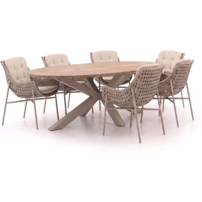 Manifesto Furniture Manifesto Novara/ROUGH-Y Ellips 240cm dining tuinset 7-delig - Laagste prijsgarantie! Manifesto Furniture Manifesto Novara/ROUGH-Y Ellips 240cm dining tuinset 7-delig - Laagste prijsgarantie!