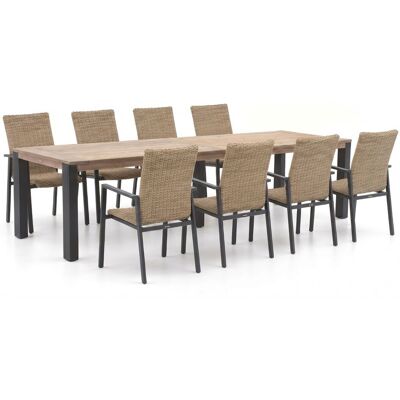 Manifesto Furniture Manifesto Villongo/ROUGH-S 300cm dining tuinset 9-delig stapelbaar - Laagste prijsgarantie! Manifesto Furniture Manifesto Villongo/ROUGH-S 300cm dining tuinset 9-delig stapelbaar - Laagste prijsgarantie!
