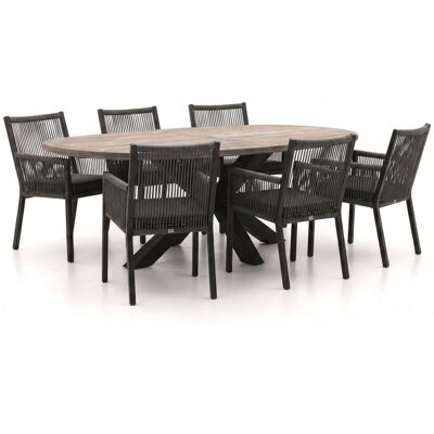 Manifesto Furniture Manifesto Rivola/ROUGH-Y Ellips 240cm dining tuinset 7-delig - Laagste prijsgarantie! Manifesto Furniture Manifesto Rivola/ROUGH-Y Ellips 240cm dining tuinset 7-delig - Laagste prijsgarantie!