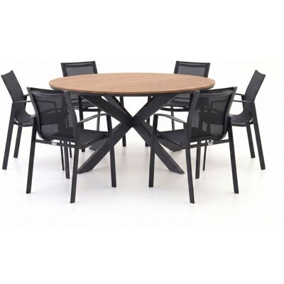 Forza Furniture Forza Altea/Fidenza ø149cm dining tuinset 7-delig stapelbaar - Laagste prijsgarantie! Forza Furniture Forza Altea/Fidenza ø149cm dining tuinset 7-delig stapelbaar - Laagste prijsgarantie!