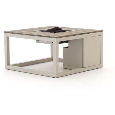 Cosiraw lounge vuurtafel 100x100x55cm - Laagste prijsgarantie! Taupe Cosiraw lounge vuurtafel 100x100x55cm - Laagste prijsgarantie! Taupe