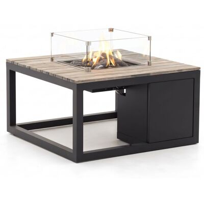 Cosiraw lounge vuurtafel 100x100x55cm - Laagste prijsgarantie! Grijs Cosiraw lounge vuurtafel 100x100x55cm - Laagste prijsgarantie! Grijs