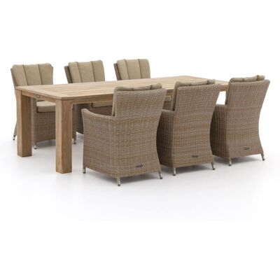 Intenso Furniture Intenso Adriano/ROUGH-X 240cm dining tuinset 7-delig - Laagste prijsgarantie! Bruin Intenso Furniture Intenso Adriano/ROUGH-X 240cm dining tuinset 7-delig - Laagste prijsgarantie! Bruin